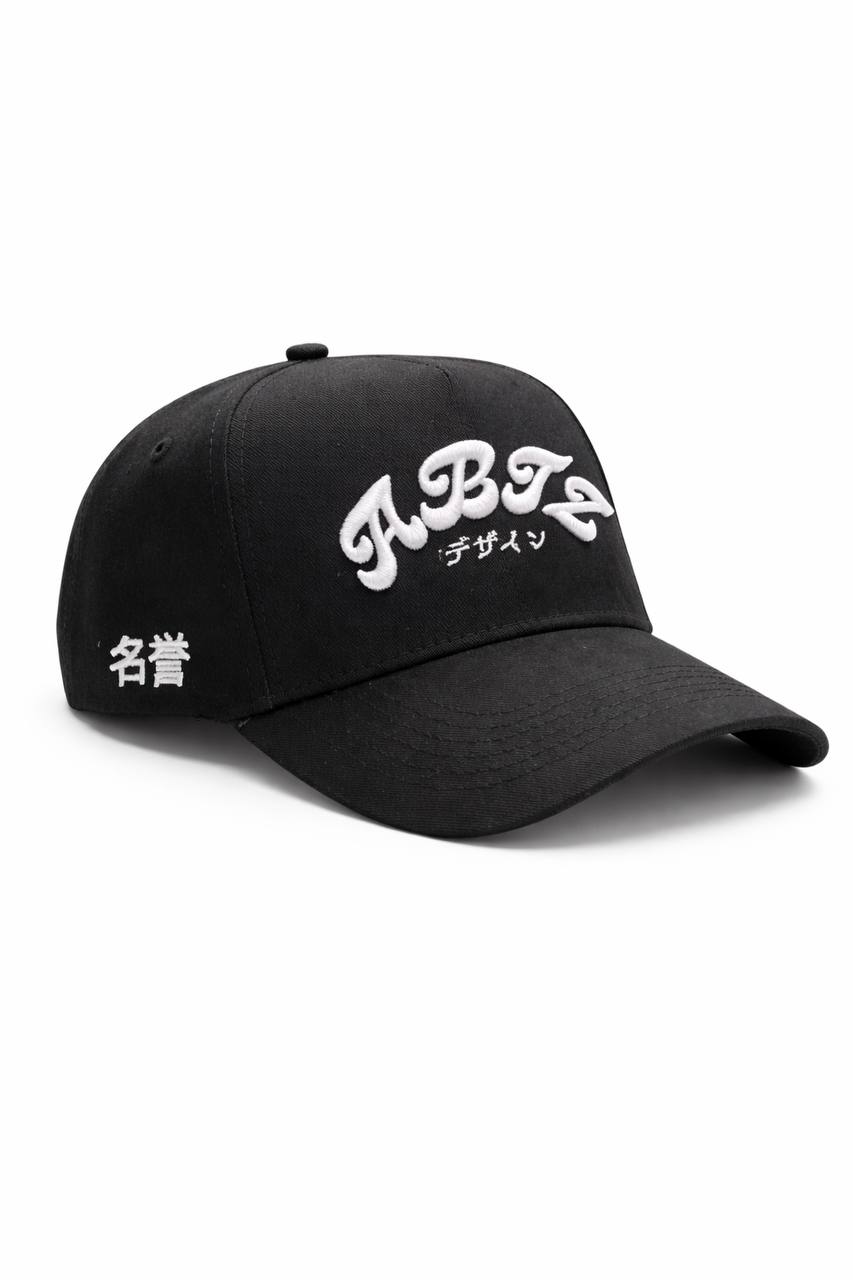 Gorra ABTZ Clásica "HONOR" Negro/Blanco